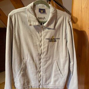CONEY ISLAND PICNIC Gardening Department Corduroy Gas Jacket Medium, CELESTIAL